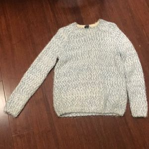 Buffalo baby blue and white sweater sz XL/TG